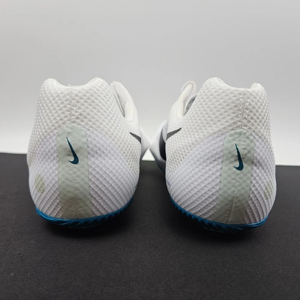 Nike Zoom Rival Sprint Mens Size 14 White‎ Black Track Field Spikes FZ9663-102